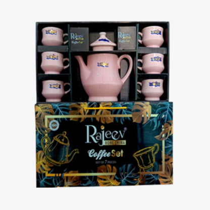 Soft Pink Coffee Set Rajeev