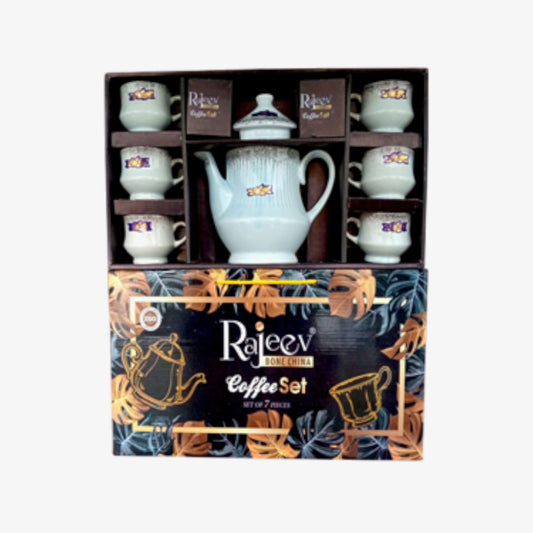 Ivory White Coffee Set Rajeev
