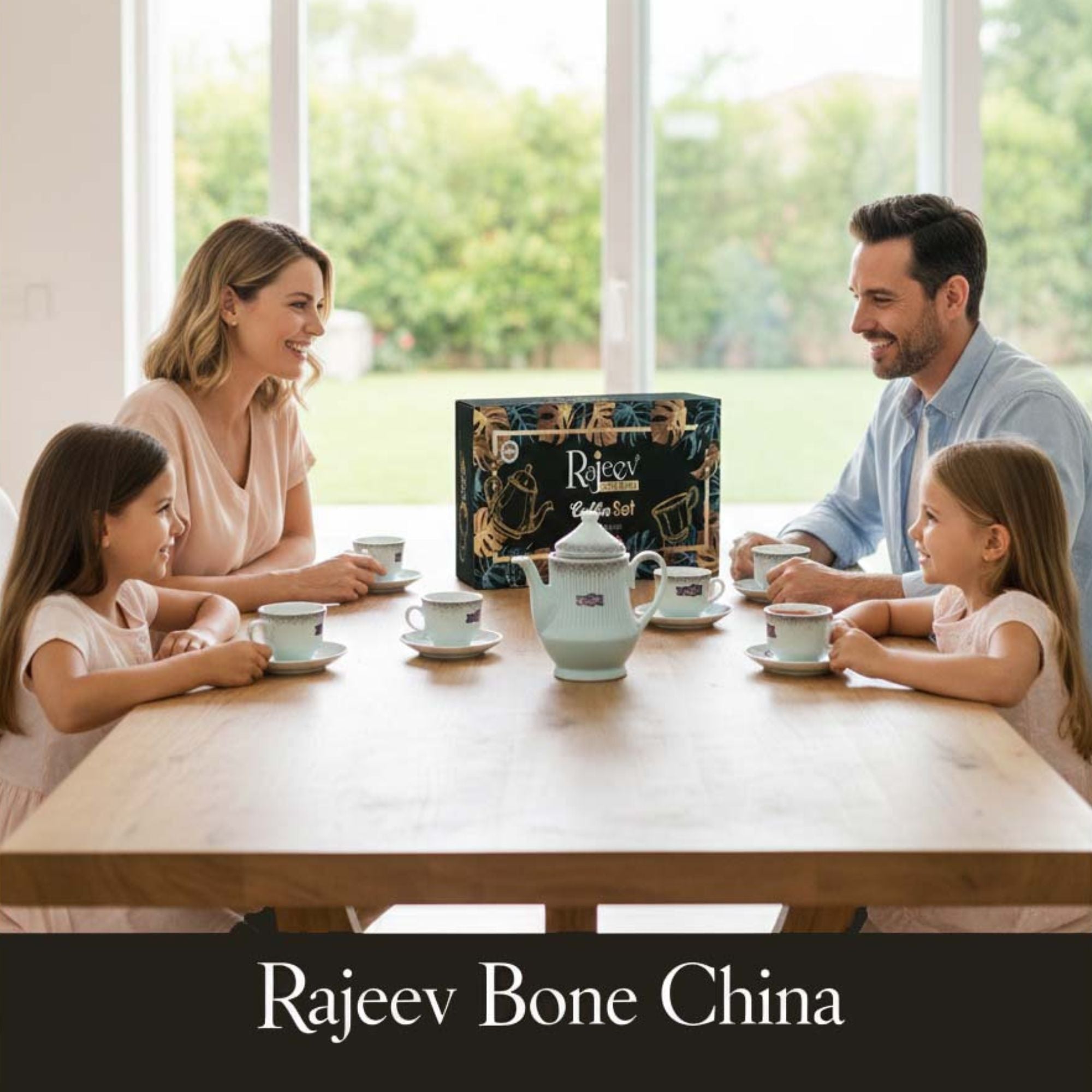 Ivory White Coffee Set Rajeev