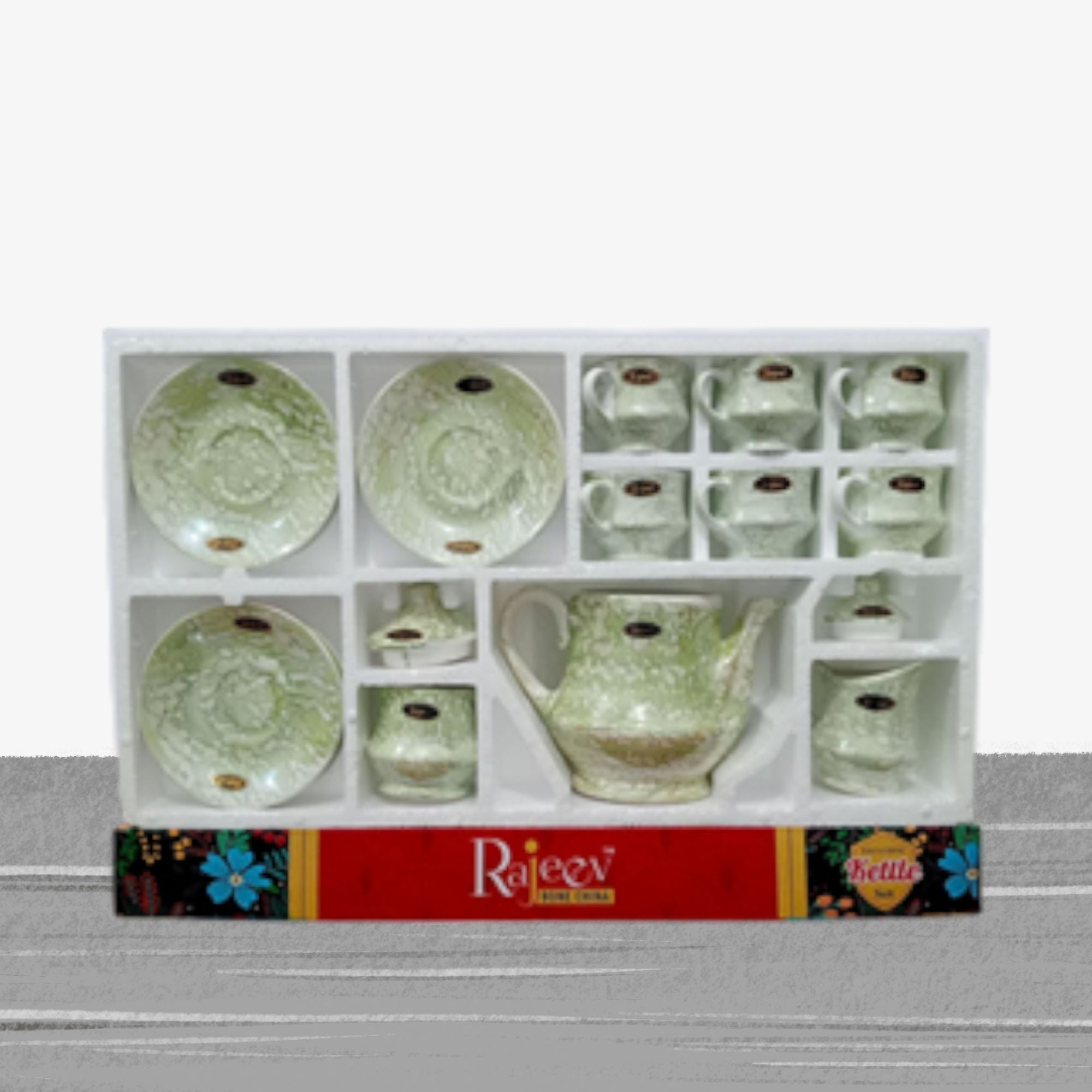 Light Green Kettle Set Luster Rajeev&nbsp;