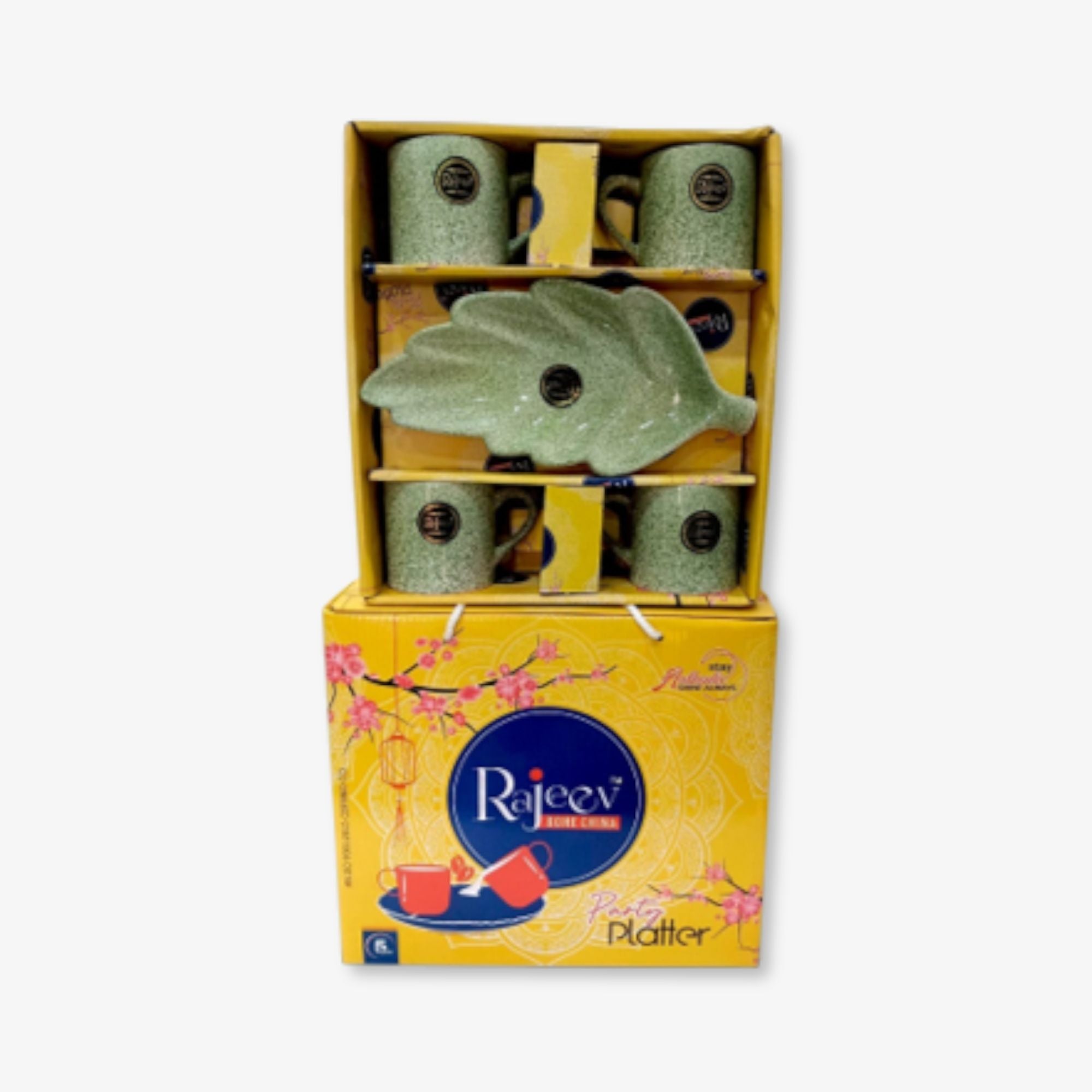 Olive Green Party Platter Set Rajeev