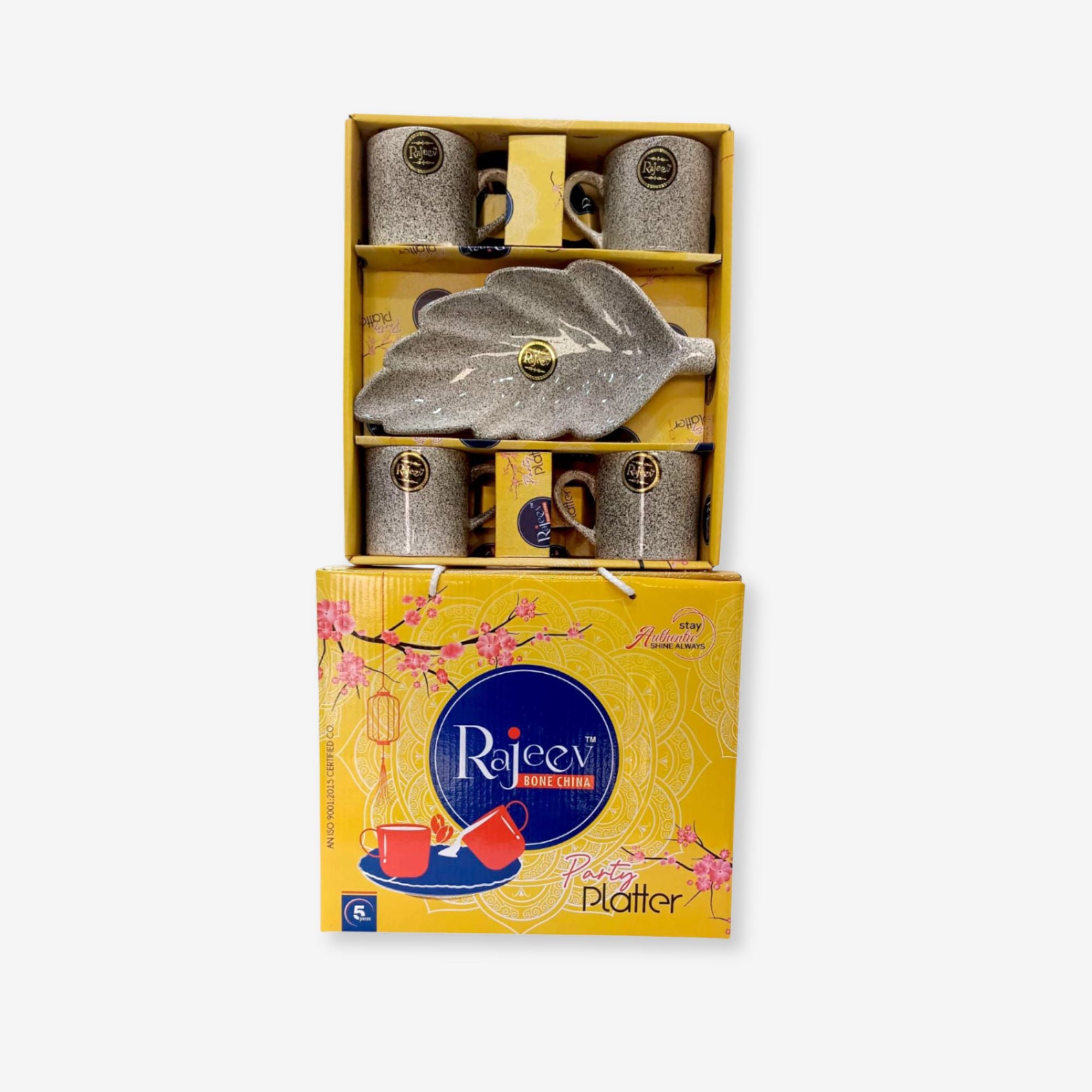 Stone Grey Party Platter Set Rajeev